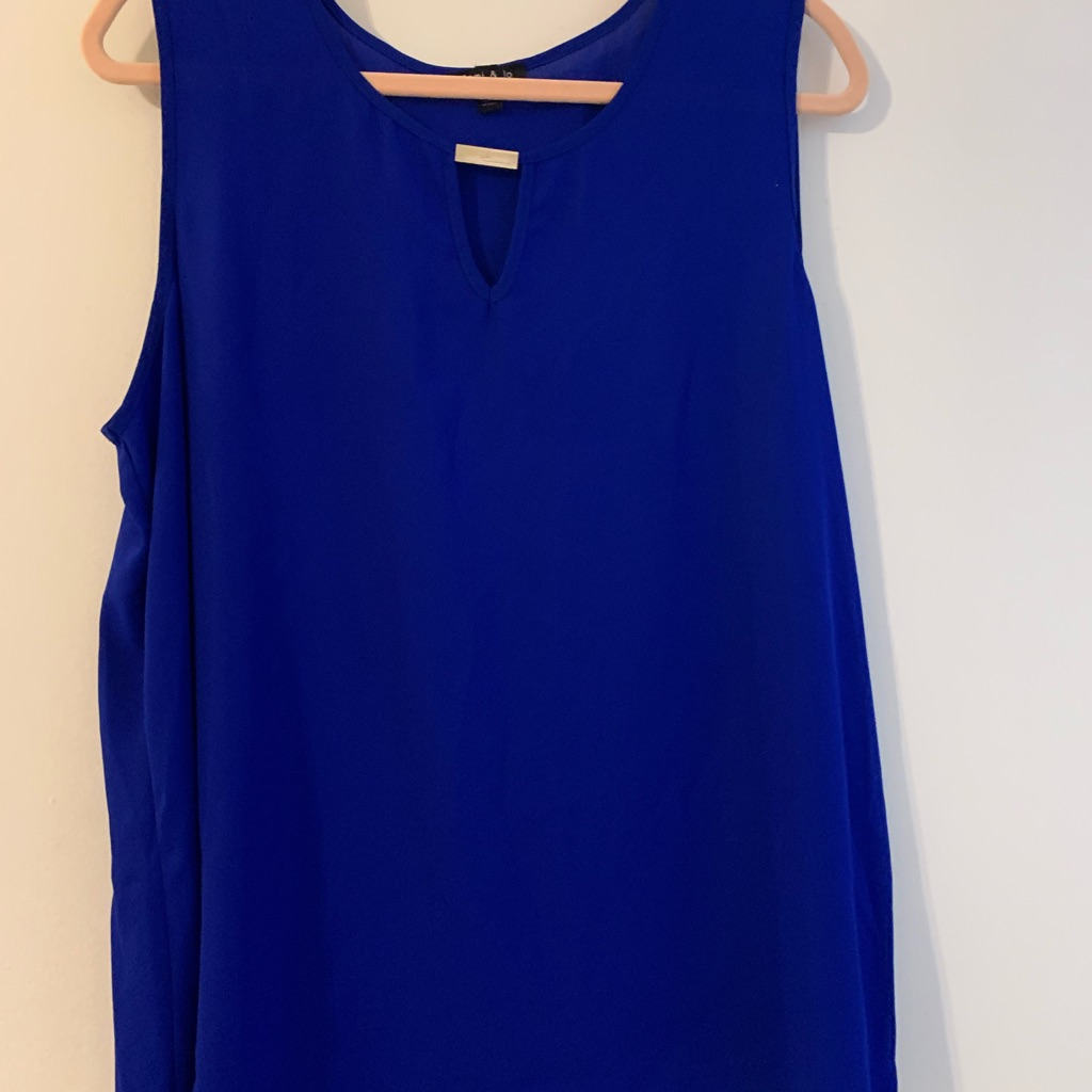 Women's Sleeveless Top - Royal Blue